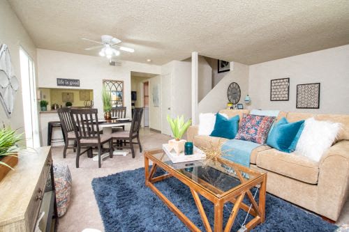 A living room at Casitas